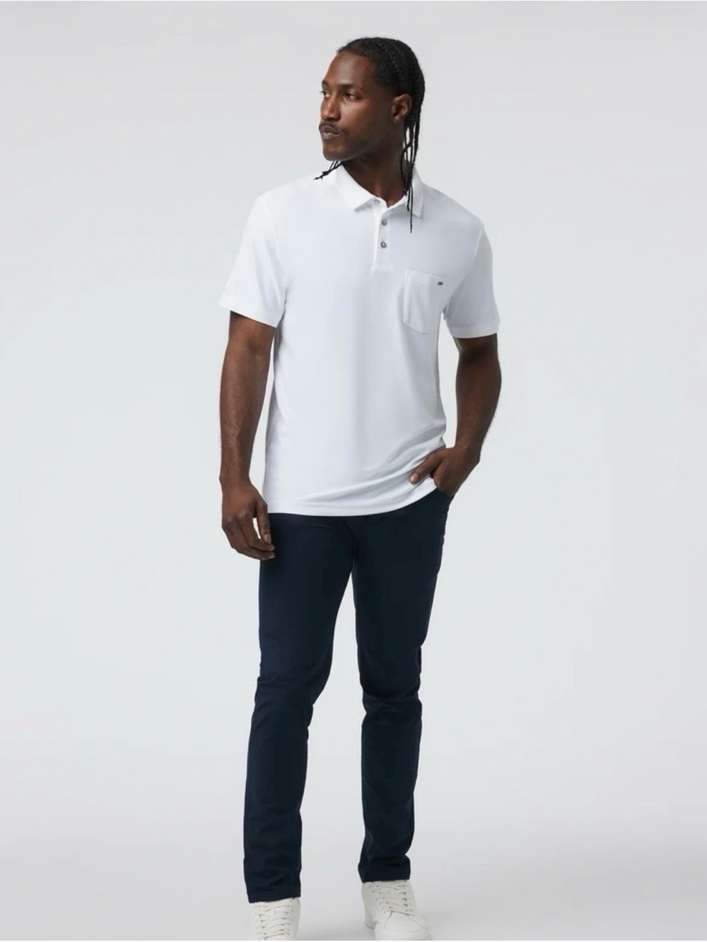 Vuori Ace Polo XL
White Performance
Piqué Pocket Shirt
